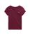 商品第2个颜色Harvard Wine/Perch Cream, Ralph Lauren | Short Sleeve Jersey T-Shirt (Little Kids)