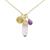 颜色: Amethyst, CHARGED | Crystal Gemstone Charm Necklace