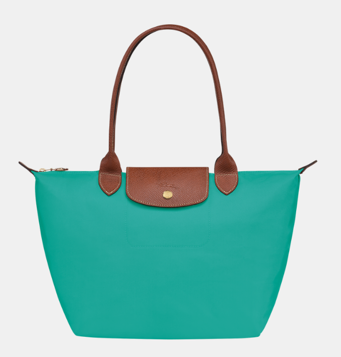 颜色: 绿色, Longchamp | 珑骧女士多色中号长柄经典饺子包手提包2605 089（香港仓发货）