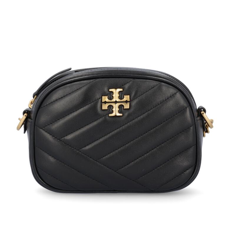 color 黑色90450-001, Tory Burch | 汤丽柏琦 TB Fleming 羊皮菱形绗缝浮雕印花编织链条翻盖单肩斜挎包女款黑色（香港仓发货）