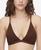 颜色: Umber, Calvin Klein | Women's Form To Body Lightly Lined Triangle Bralette QF6758