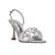 color Silver, Calvin Klein | Women's Bona Braided High Heel Dress Sandals