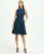 Brooks Brothers | Sleeveless Cotton Eyelet Belted Shirt Dress, 颜色Navy