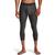 color Carbon Heather/Black, Under Armour | Under Armour HG Armour 2.0 3/4 Compression Tights - Men's