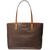 Michael Kors | Logo Carter Large Top Zip Tote Bag, 颜色Brown/acorn