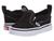 颜色: (Canvas) Black/True White, Vans | Slip-On V (Infant/Toddler)