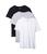商品第3个颜色White/Silver Grey Chine/Black, Lacoste | 3-Pack Crew Neck Regular Fit Essential T-Shirt