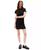 颜色: BLACK, Tommy Jeans | Women's Script Logo Ribbed Mini Dress