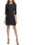 Kensie | Womens Lace Short Sheath Dress, 颜色black