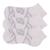 color LAS67633WT/WHITE, New Balance | Kids Performance Ankle Socks 3 Pack