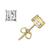 颜色: Yellow Gold, TruMiracle | Diamond Stud Earrings (1/2 ct. t.w.) in 14k White, Yellow or Rose Gold