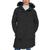 颜色: Black, Tommy Hilfiger | Women's Faux-Fur-Trim Hooded Puffer Coat, Created for Macy's