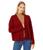 商品Madewell | Cameron Ribbed Cardigan Sweater in Coziest Yarn颜色Wild Cranberry