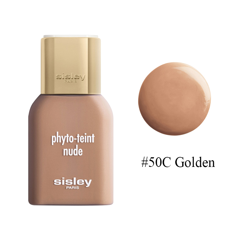 颜色: #50C Golden, Sisley | Sisley希思黎裸光精粹水感粉底液30ml 裸感无暇养肤