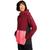 商品Burton | Burton Women's Multipath Hooded Insulated Jacket颜色Mulled Berry / True Black / Potent Pink
