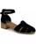 颜色: Black Kid Suede, TOMS | Women's Jaclyn Fisherman Round Toe Sandals