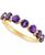 颜色: Amethyst, Macy's | Amethyst Seven Stone Ring (1-3/4 ct. t.w.) in 14k Gold-Plated Sterling Silver (Also in Garnet & Lab-Grown Blue Sapphire)