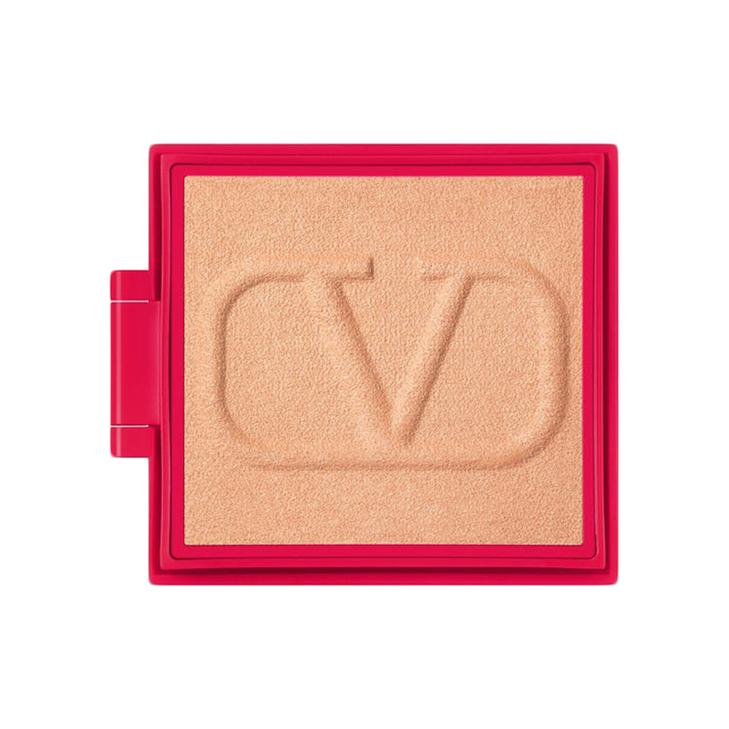 color 健康色（替换装）, Valentino | Valentino华伦天奴礼盒彩妆套装高定Go-Clutch大V持妆柔雾仙女盒粉饼14g 替换装 