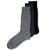 Calvin Klein | Men's Socks, Combed Flat Knit Crew 3 Pack, 颜色Grey Heather Assorted