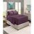 颜色: Eggplant Purple, Nestl | Bedding 4 Piece Extra Deep Pocket Bed Sheet Set