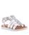 颜色: Silver, Nina | Big Girls Adjustable Strap Sandals