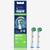 颜色: White, Oral-B | Oral-B CrossAction Electric Toothbrush Replacement Brush Heads Refill, 4ct (Packaging may vary)