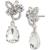 颜色: White, Givenchy | Mixed-Cut Crystal Cluster Statement Earrings