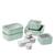 颜色: Mist, Caraway | 14-Piece Ceramic Coated Glass Food Storage Set