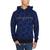 商品Tommy Hilfiger | Men's All-over Monogram Logo Hooded Sweatshirt颜色Desert Sky Tonal