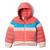 Columbia | Girls' Tumble Rock Down Hooded Jacket, 颜色Blush Pink / Peach Blossom / Blue Chill