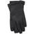 color Black, Ralph Lauren | Women's Quilted Logo Leather Glove with Pickstitching
