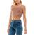 商品Ultra Flirt | Juniors' Cropped Tank Top颜色Beaver Fur