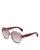 Rag & Bone | Square Sunglasses, 53mm, 颜色Pink/Gray Gradient