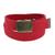 颜色: red, CTM | Cotton Web 1.5 Inch Adjustable Military Buckle Belt