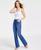 颜色: Lt Indigo, INC International | Women's Mid-Rise Bootcut Jeans, Created for Macy's