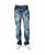 颜色: Blue striker, Level 7 | Men's Hand Crafted Wash Slim Straight Premium Denim Jeans