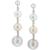 Effy | EFFY® Multicolor Freshwater Pearl (6 - 81/2mm) Graduated Drop Earrings in Sterling Silver (Also available in Freshwater Pearl), 颜色Multicolor