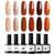 颜色: Gingerbread Girl, MODELONES | 6 Shades Gel Nail Polish Set Collection