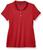商品Nautica | Women's 3-Button Short Sleeve Breathable 100% Cotton Polo Shirt颜色Nautica Red