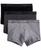 颜色: Black/Grey/Charcoal, 2(x)ist | Men's Essential No-Show Trunks 3-Pack