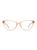 商品Kate Spade | Roanne 54MM Cat Eye Blue Block Eyeglasses颜色PINK