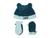 Columbia | Rugged Ridge™ Beanie and Mitten (Toddler), 颜色Night Wave/Aqua Haze