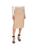商品Calvin Klein | Womens Crinkle Midi Pleated Skirt颜色chamois