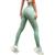 颜色: Green, SheShow | Women Hip Lift High Waist Yoga Pants Quick Dried Elastic Tight Sports Pants