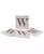 颜色: W, Thirstystone | Vintage Monogram 4-Pc. Coaster Set