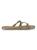 商品Tkees | Sloan Leather Strappy Sandals颜色OLIVE