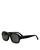 商品Celine | Bold 3 Dots Geometric Sunglasses, 53mm颜色Black/Gray Solid