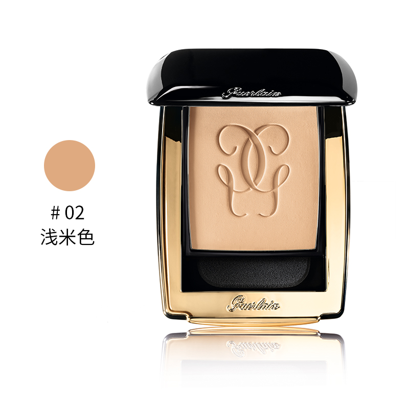 color 02浅米色, Guerlain | 娇兰金钻修颜粉饼10g