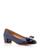 color Oxford Blue/Gold Patent Leather, Salvatore Ferragamo | 女式单鞋