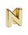 颜色: Gold - N, Moleskine | Initial Gold Plated Notebook Charm